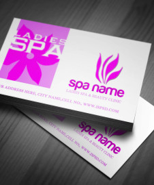 spa-business-card-template